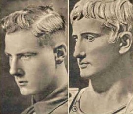 German Nordic (left) Emperor Augustus (right)